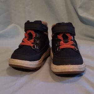 Cat & Jack Black and Orange Kids Boots